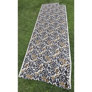 Vintage 1970’s 5TH Avenue Designs Tapestry Upholstery 100% Linen Fabric 135” Wow